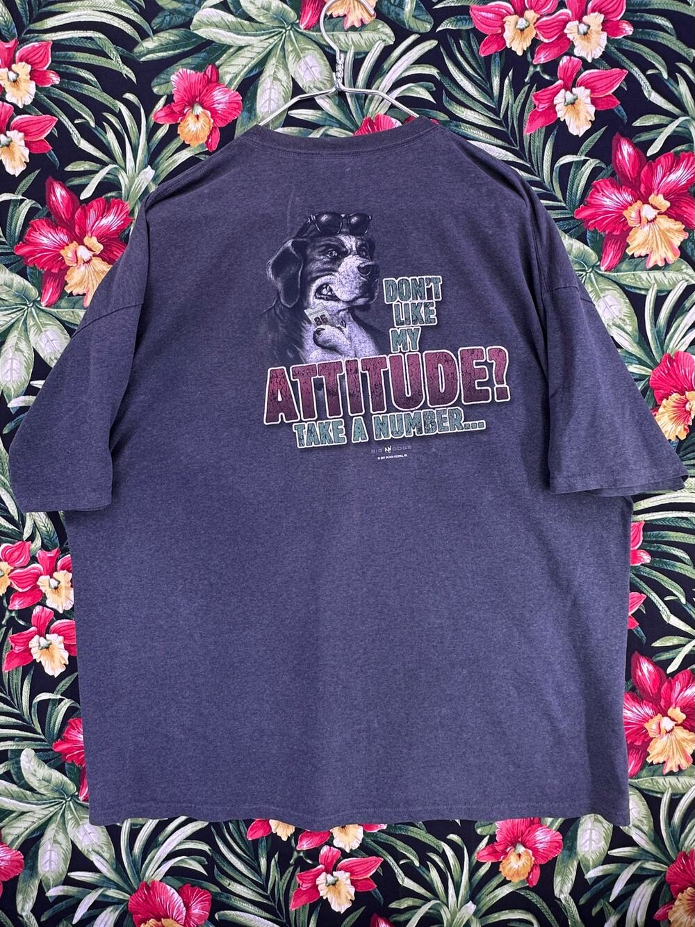 Vintage 07 Big Dogs Don’t Like My Attitude Tshirt Size 2XL
